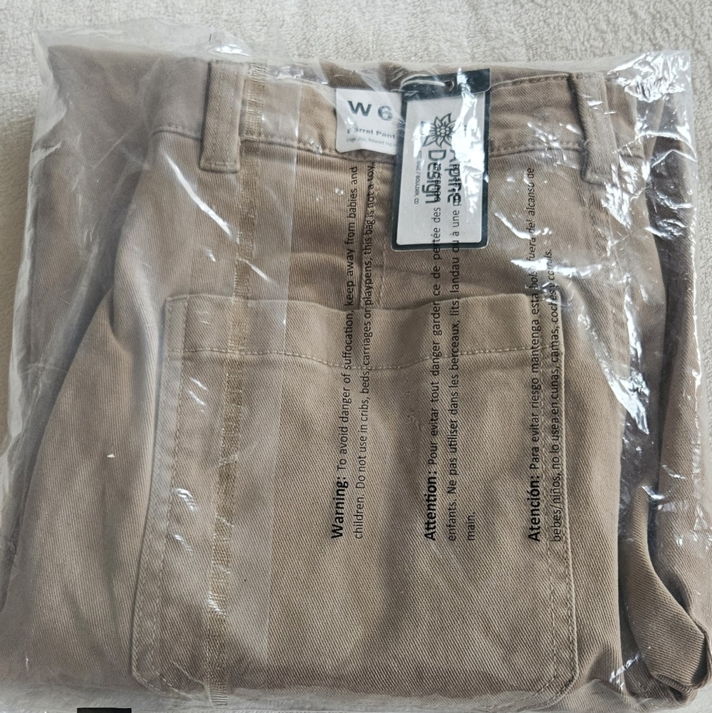 New W Tags Alpine Design Barrel Pants Womens 6 Sahara Sand Khaki Casual Outdoor - Picture 3 of 4